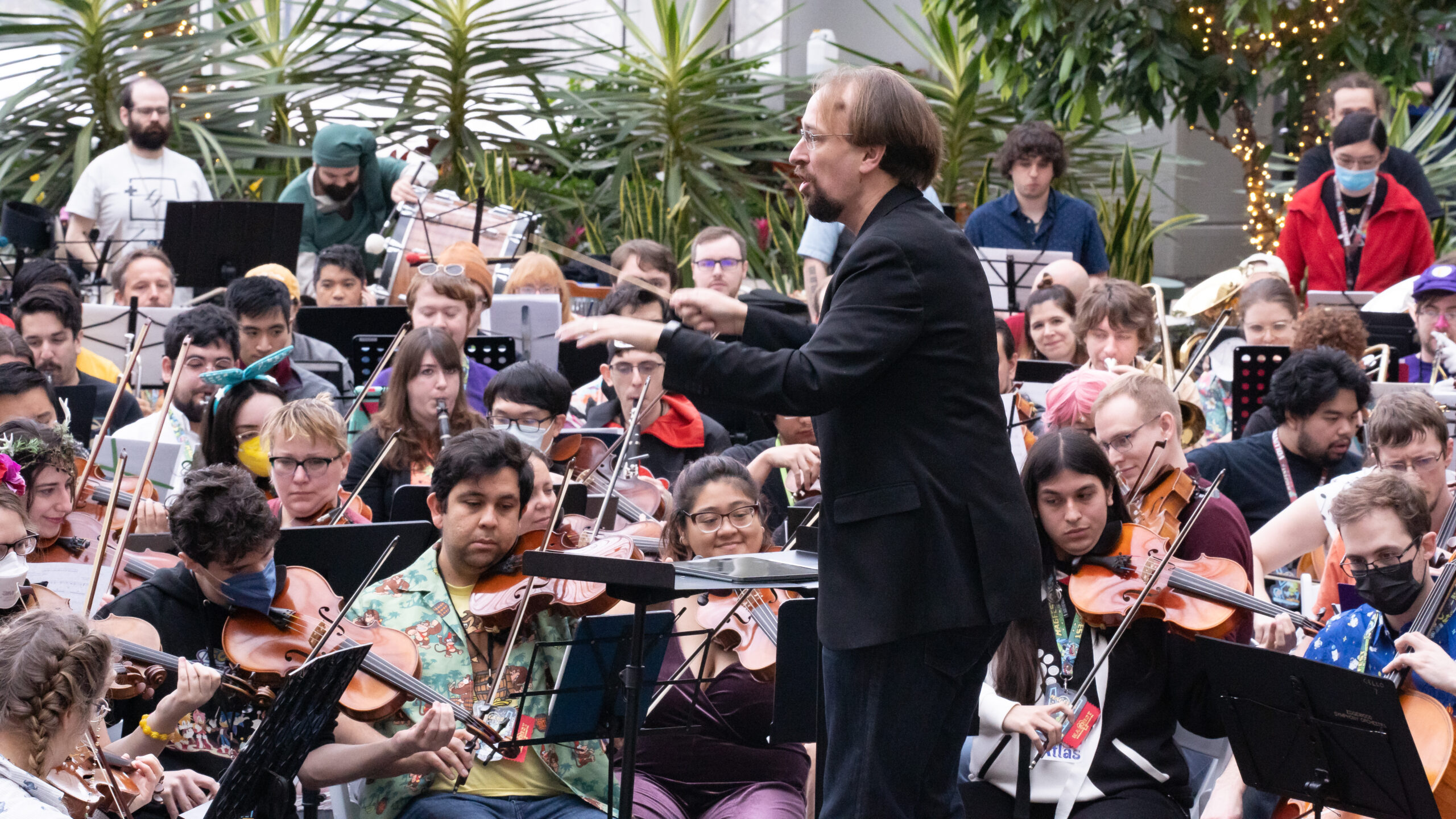 Community orchestra at Super 2024 - photo by Melies Rayleonard